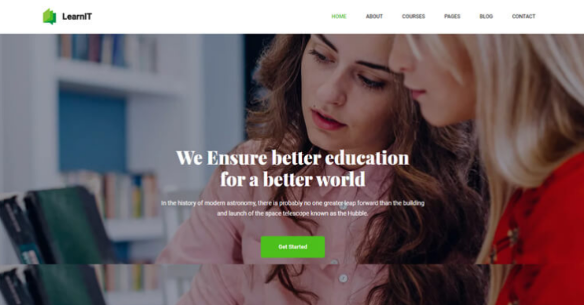 Creative modern website design sample 2